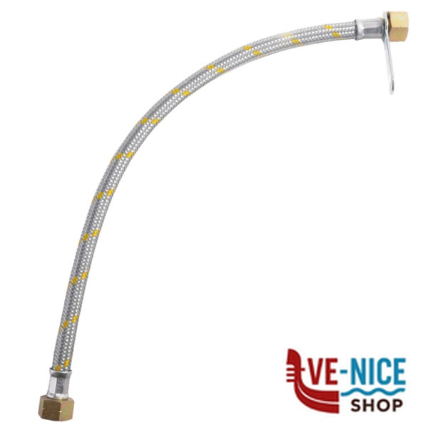 TUBO GAS GPL F/F 20x14 CHIAVETTA cm 50 FAID 33/50 TUBI GAS F - immagine 2