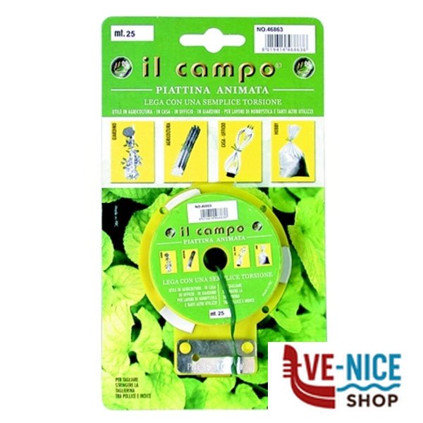 FILO PIATTINA TAGLIERINA m 100 ILCAMPO 02463 3015 FILO PIATTINA F - immagine 2