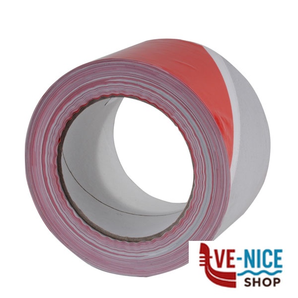 NASTRO RIFLETTENTE BIANCO/ROSSO m 100 GEKO 205/11 SEGNALETICA F - immagine 2