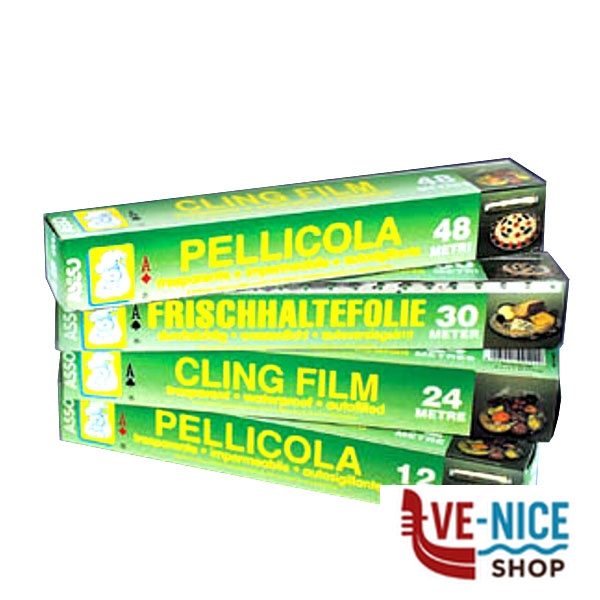 PELLICOLA ALIMENTI TRAS m 12 h 0,28 ASSO COGEPACK 12MT SACCHETTI PELLICOLA ALIMENTI C - immagine 2