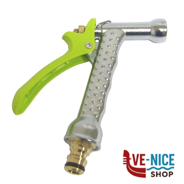 LANCIA PISTOLA REGOLABILE LEGA 476B AQUATECH 476B RACCORDI GIARDINAGGIO F - immagine 2