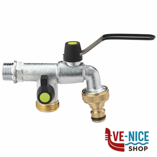 RUBINETTO OTTONE SFERA 1/2" PRESA 455B AQUATECH 455B RUBINETTI F - immagine 5