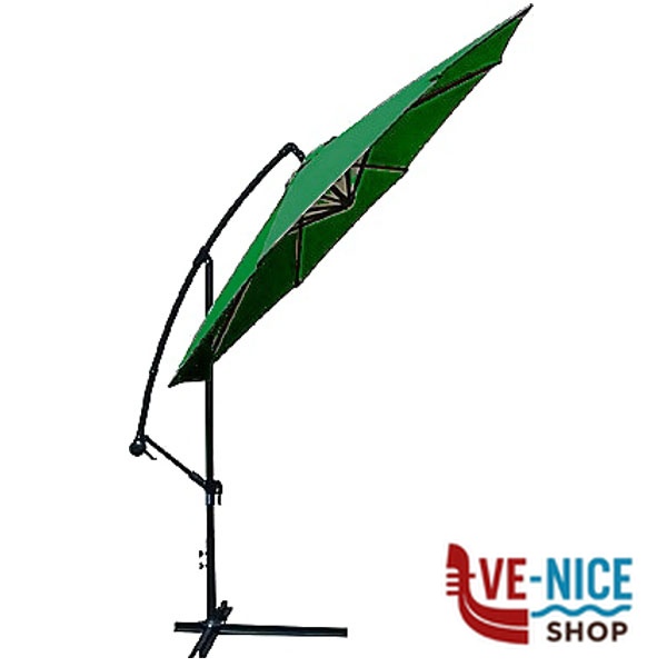 OMBRELLONE METALLO LATERALE VERDE 300 VETTE 04988 OMBRELLONI METALLO C - immagine 4
