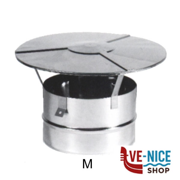TERMINALE PARAPIOGGIA INOX 10 MARAL PSCC06 TUBI INOX F - immagine 2