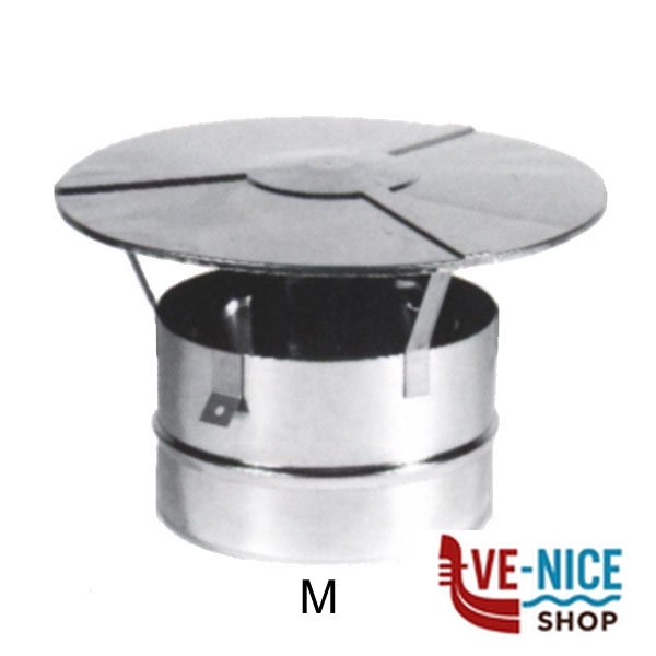 TERMINALE PARAPIOGGIA INOX 25 MARAL PSCC06 TUBI INOX F - immagine 2