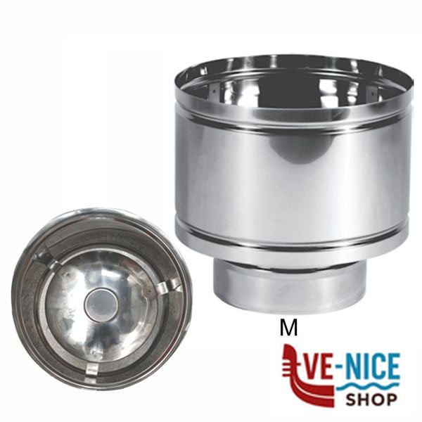 TERMINALE PARAVENTO INOX 25 MARAL PSCA62 TUBI INOX F - immagine 2