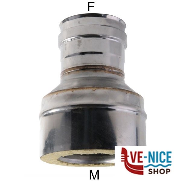 ADATTATORE INOX MP12F-DP13/18M DP MARAL DPRC09120130180F TUBI INOX F - immagine 2
