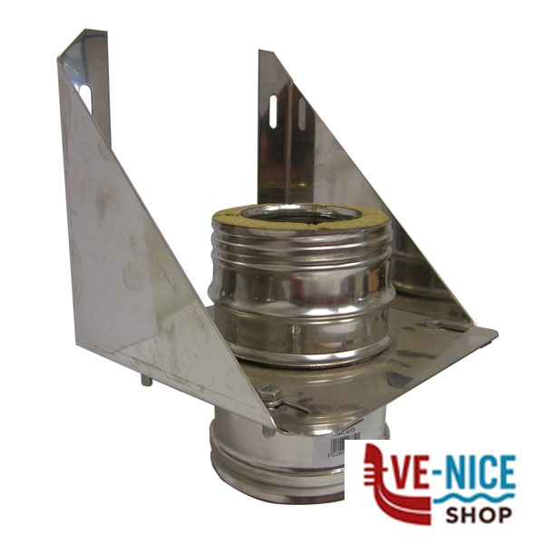 SUPPORTO MURALE INOX 13/18 DP MARAL DPPB10+DPAS40 TUBI INOX F - immagine 2