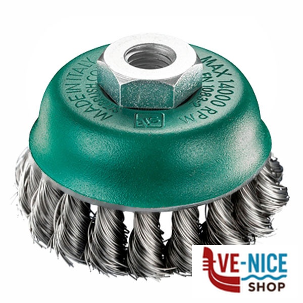 SPAZZOLA TAZZA 70 MA14 RIT INOX BL SIT BTU71-935 SPAZZOLE ELETTROUTENSILI F - immagine 2