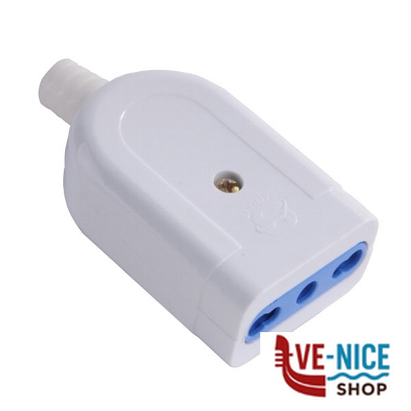 PRESA DIRITTA 10/16A+T BIANCA SYNTESY 00347 SL1108 SPINE E ADATTATORI ELETTRICI F - immagine 3