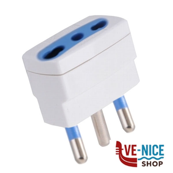 ADATTATORE SEMPLICE 16A+T BIANCO SYNTESY 00350 SL1032 SPINE E ADATTATORI ELETTRICI F - immagine 3