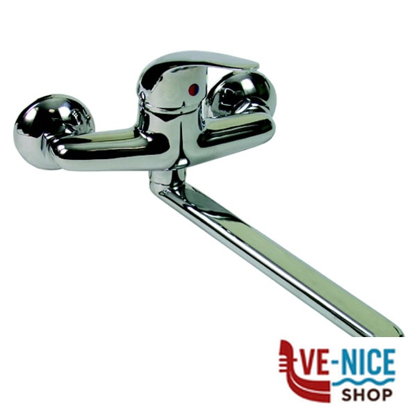 MISCELATORE LAVELLO PARETE AGLAIA 02439 KL-311F RUBINETTI F - immagine 3