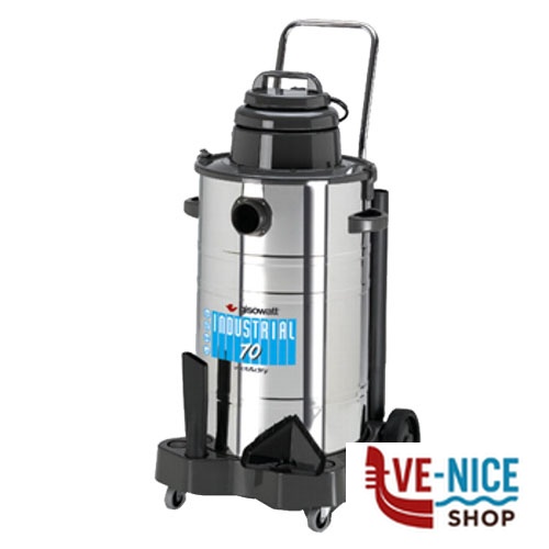 ASPIRAPOLVERE INOX 70/1350 INDUSTRIAL GISOWATT 99100BTN ASPIRAPOLVERE F - immagine 3