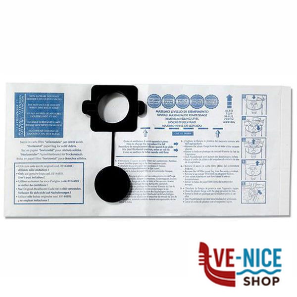 FILTRO CARTA ORIZZONTALE MEDIO Pz 5 GISOWATT 83140BOK ASPIRAPOLVERE F - immagine 2