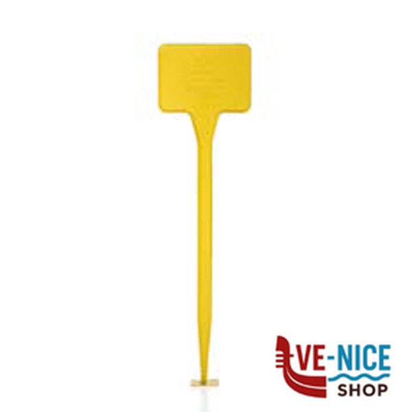 PORTAPREZZO VASI GIALLO cm 5,5x8 h 30 290CG VASI PLASTICA F - immagine 4