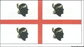 Bandiera Sardegna 30 x 45 cm - 35.443.02 Osculati