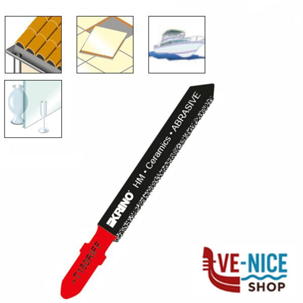 LAMA ALT. 76 gr.50 CERAMICA CURVO Pz 3 23630 KRINO 23630150 LAME SEGHETTI ALTERNATIVI F - immagine 5