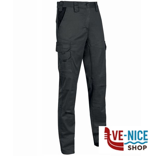 PANTALONE BLACK CARBON L GUAPO UPOWER ST211BC-L INDUMENTI LAVORO F - immagine 6