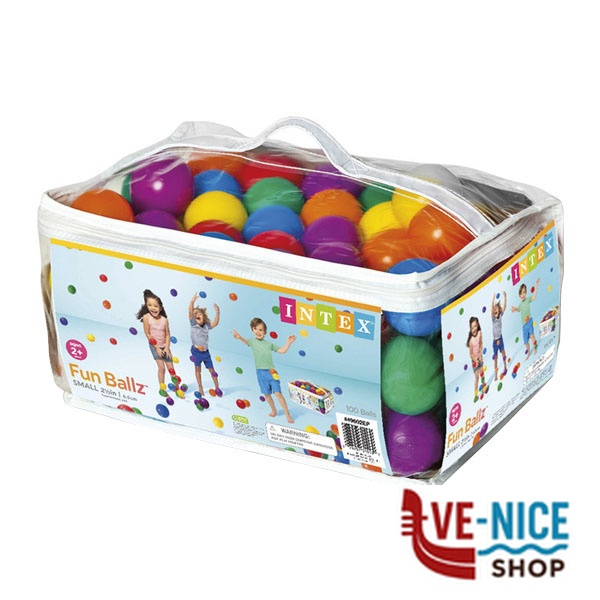GIOCO PALLINE PISCINA Pz 100 INTEX 49602NP GONFIABILI ACCESS.MARE INTEX C - immagine 5