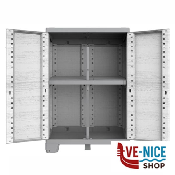 MOBILETTO PL TP 68x39 h 94 GRIGIO SEQUOIA TERRY 1003206 MOBILETTI F - immagine 7