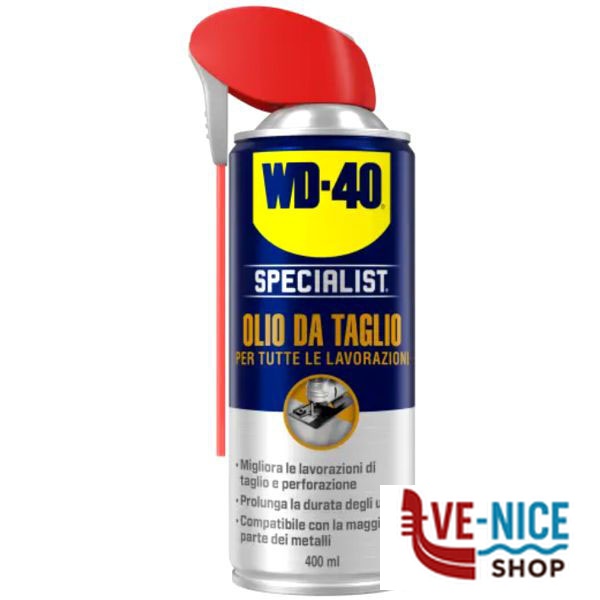 OLIO TAGLIO SPRAY ml 400 SPECIALIST WD40 39110-39109 OLI E ADDITIVI VARI F - immagine 5