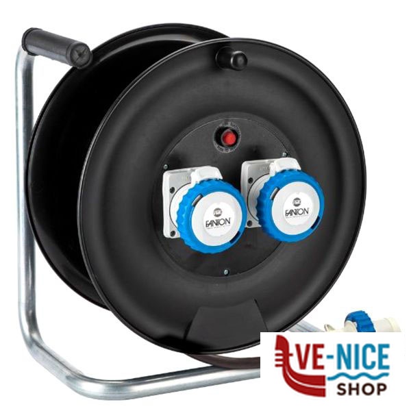 AVVOLGICAVO m 30 3x2,5 2x2PT CEE ONDA 14626 FME 14626 AVVOLGICAVI E PROLUNGHE F - immagine 5