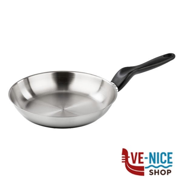 PADELLA INOX 1 MANICO cm 28 INOXIDABILI BARAZZONI 278109028 PENTOLE ACCIAIO BARAZZONI C - immagine 5