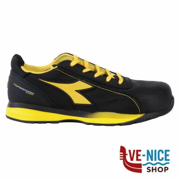 SCARPE GLOVE HYPER NERO BASSE 46 S3 DIADORA 183043-80013 SCARPE ANTINFORTUNISTICHE F - immagine 5