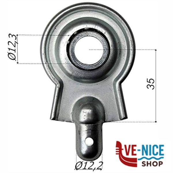 CUSCINETTO A SFERA SUPPORTO MURARE 1072/D ACCESSORI AVVOLGIBILI F - immagine 7