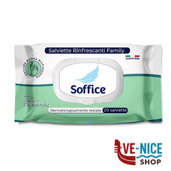 SALVIETTE FAMILY MILLEUSI ALOE Pz 20 SOFFICE 2521N SALVIETTE C - immagine 6