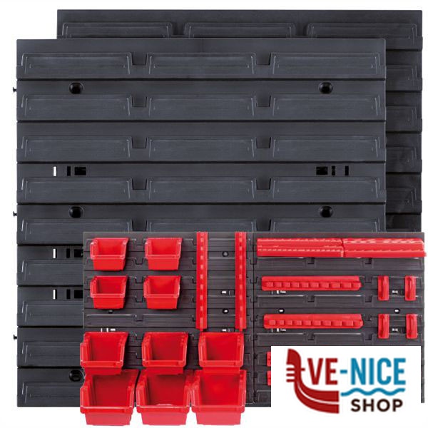 PANNELLO FORATO PLASTICA KIT KOR 4 80x40 KISTEN KOR4 PANNELLI FORATI - EXPO F - immagine 6