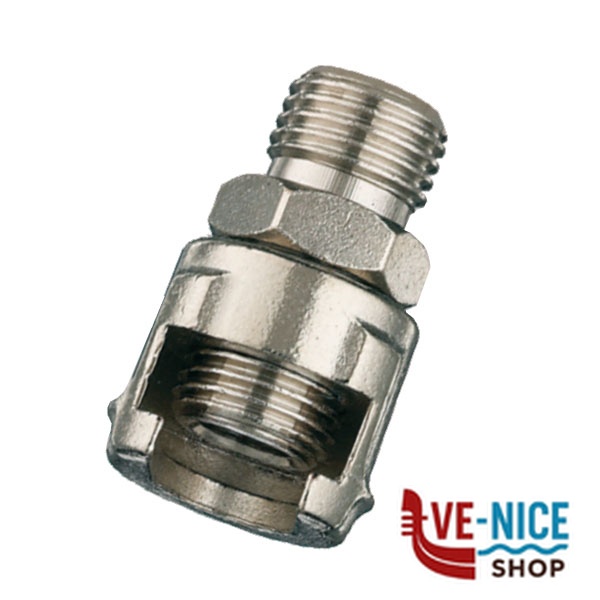 RACCORDO DADO FRESATO 11/B 3/8 M Pz 2 BL ANI AH010902AN RACCORDI COMPRESSORI F - immagine 5