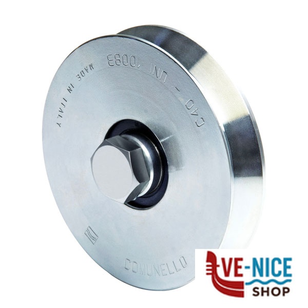 RUOTA CANCELLI GOLA V 90 300 FC 11501030001 ACCESSORI SERRAMENTI METALLO F - immagine 5