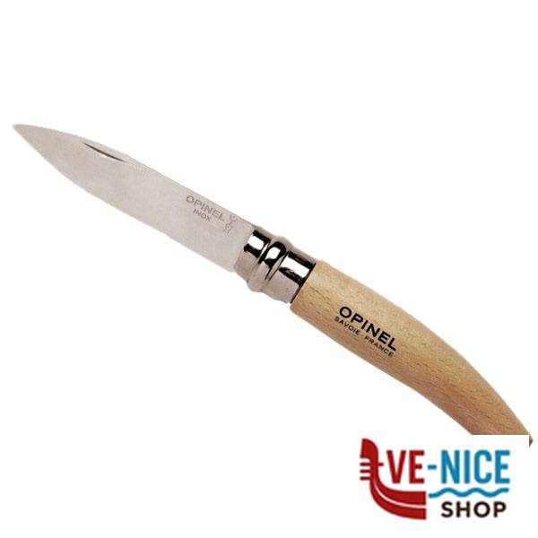 COLTELLO VIROBLOC INOX N. 8 PUNTA AGUZZA OPINEL 133080 COLTELLI RONCOLINE F - immagine 7