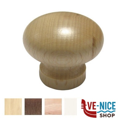 POMOLO LEGNO LISCIO BIANCO mm 35 MITAL 279 BBI POMOLI F - immagine 7
