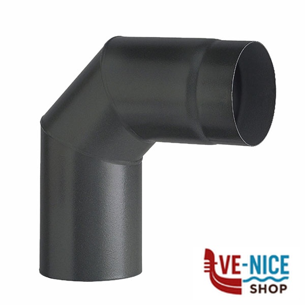 GOMITO ACCIAIO 90^ 13 NERO 2MM AETERNUM ALA R40 200 400 220 TUBI ACCIAIO F - immagine 7