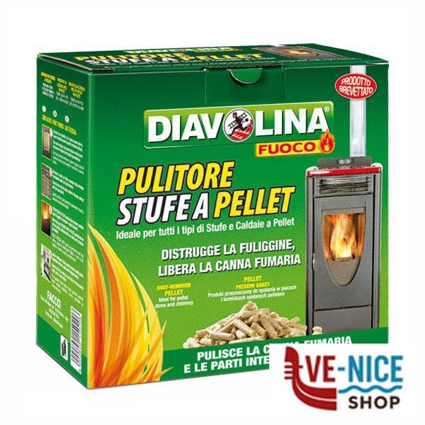 PULITORE SPAZZACAMINO PELLET kg 1,5 DIAVOLINA 15020 ACCENDITORI-PULITORI F - immagine 5