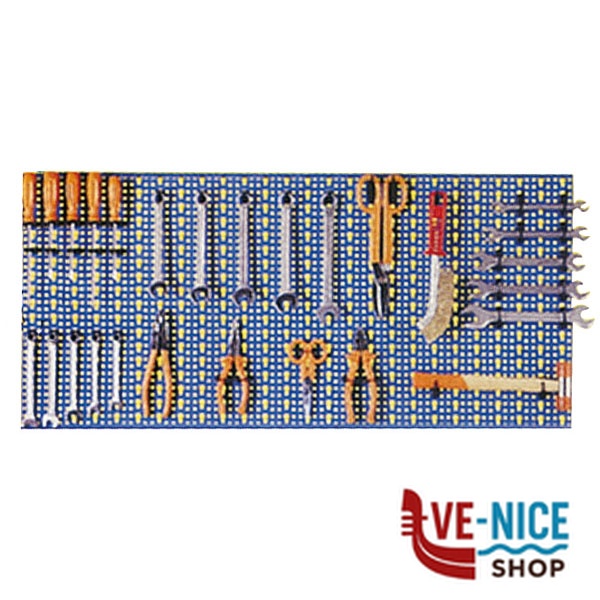 PANNELLO FORATO ACCIAIO 100x50 BLU KIT 5/619 PANNELLI FORATI - EXPO F - immagine 6