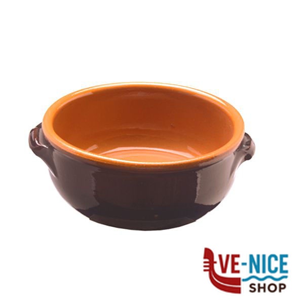 CIOTOLA 2 MANICI cm 12 BRUNA COLI' PR08BR12 PENTOLE TERRACOTTA C - immagine 6