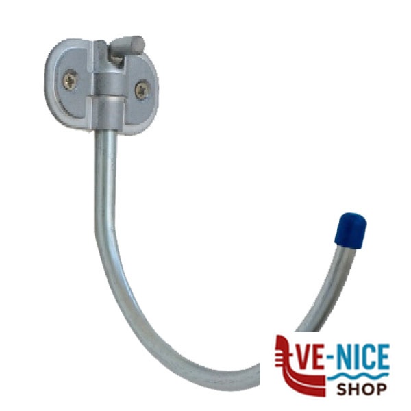 MENSOLA GANCIO U RIPIEGABILE cm 8 4080 AL 4080AZ080 MENSOLE F - immagine 6