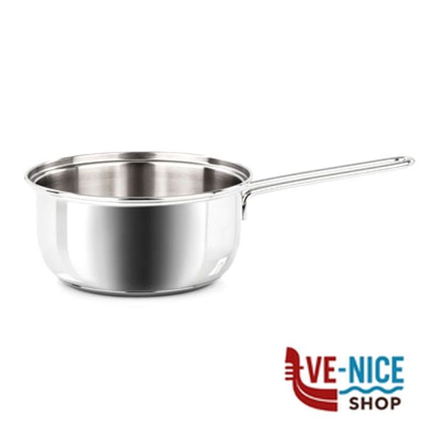 CASSERUOLA INOX 1 MANICO cm 18 BONITA BARAZZONI 266110018 PENTOLE ACCIAIO BARAZZONI C - immagine 5