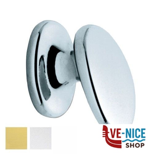 POMOLO OVALE ZAMA OTTONATA LUCID.20 23976 GAMET MG23976GD POMOLI F - immagine 5