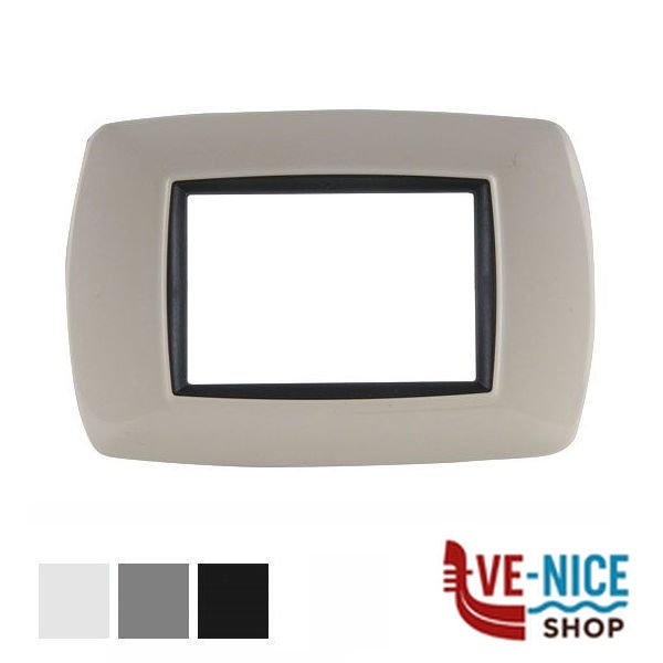 COPRINTERRUTTORE MYLIFE 3 POSTI GRIGIO ECL2983GS COPRINTERRUTTORI F - immagine 6