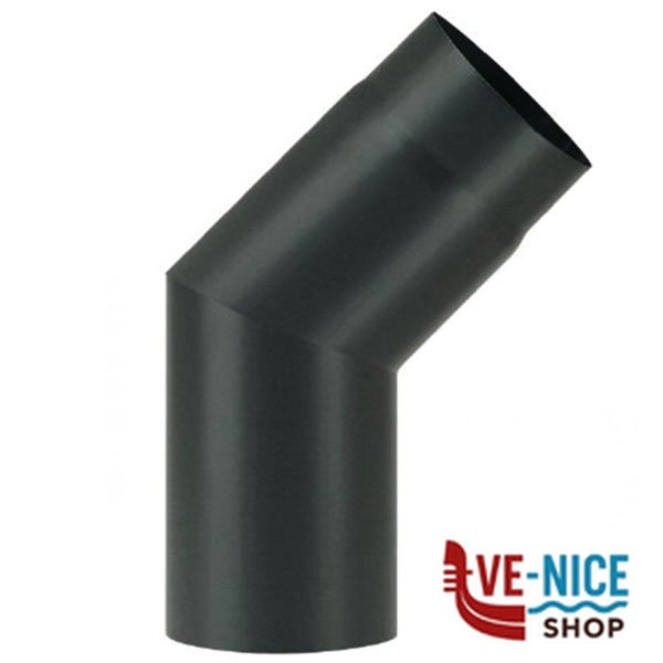 GOMITO ACCIAIO 45^ 14 NERO 2MM AETERNUM ALA R40 200 450 268 TUBI ACCIAIO F - immagine 5