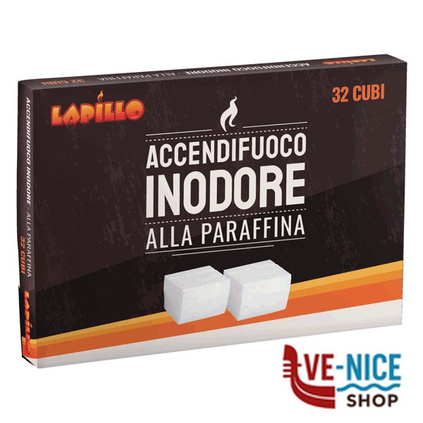 ACCENDITORE CUBETTI PARAFFINA Pz 32 LAPILLO 07549 KAZ-CH-007549 ACCENDITORI-PULITORI F - immagine 6