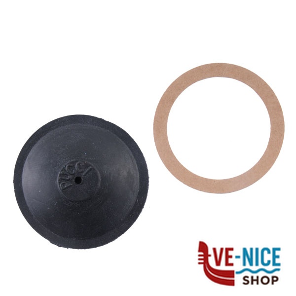 GUARNIZIONE+MEMBRANA PULSANTE Pz 10+20 9002 PUCCI 80009002 CASSETTE WC F - immagine 7