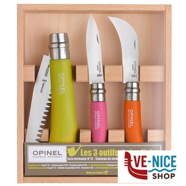COLTELLI VIROBLOC GIARDINIERE SET Pz 3 OPINEL 001617 COLTELLI RONCOLINE F - immagine 6