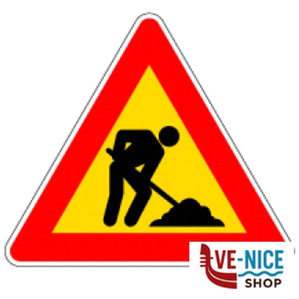 CARTELLO STRADALE LAVORI IN CORSO D&B 3030811383 SEGNALETICA F - immagine 7