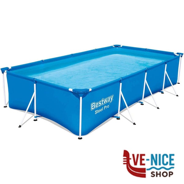 PISCINA RETT. FRAME 400x211 h 81 BESTW 56405 PISCINE FUORI TERRA BESTWAY C - immagine 6