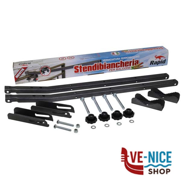 STENDIPANNI STAFFA BALCONI FERRO MICACEO ZB071M STENDIPANNI C - immagine 5